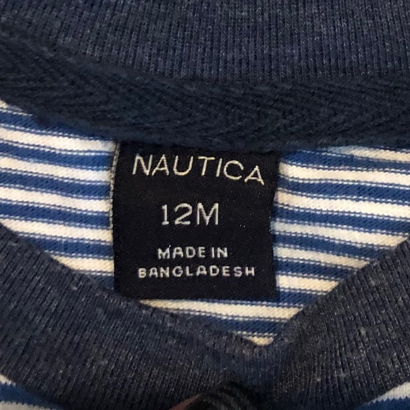 NAUTICA shirt/short 2-piece set 12 months - Picture 2 of 4
